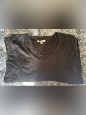Honey Punch Women’s Sweater with Crisscross Detail